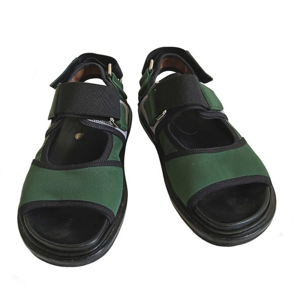 MARNI GREEN FUSSBETT NYLON SANDALS (35.5) - Picture 1 of 10